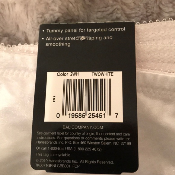 Bali Shapewear Briefs 2 Pairs Style# 8710 Size L NWT - Picture 4 of 6